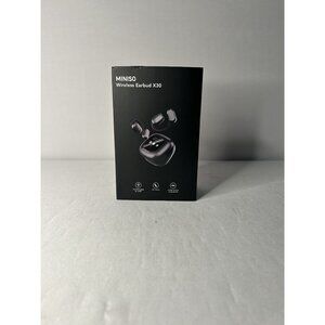 Miniso Wireless Earbud X30 Bluetooth Earphones With Charging Case Black